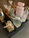 3 Tier Countertop Wooden Cologne Organizer With Drawer | Perfume Dresser Organizer | Makeup Organizer | Makeup Holder | Mens Jewelry Box