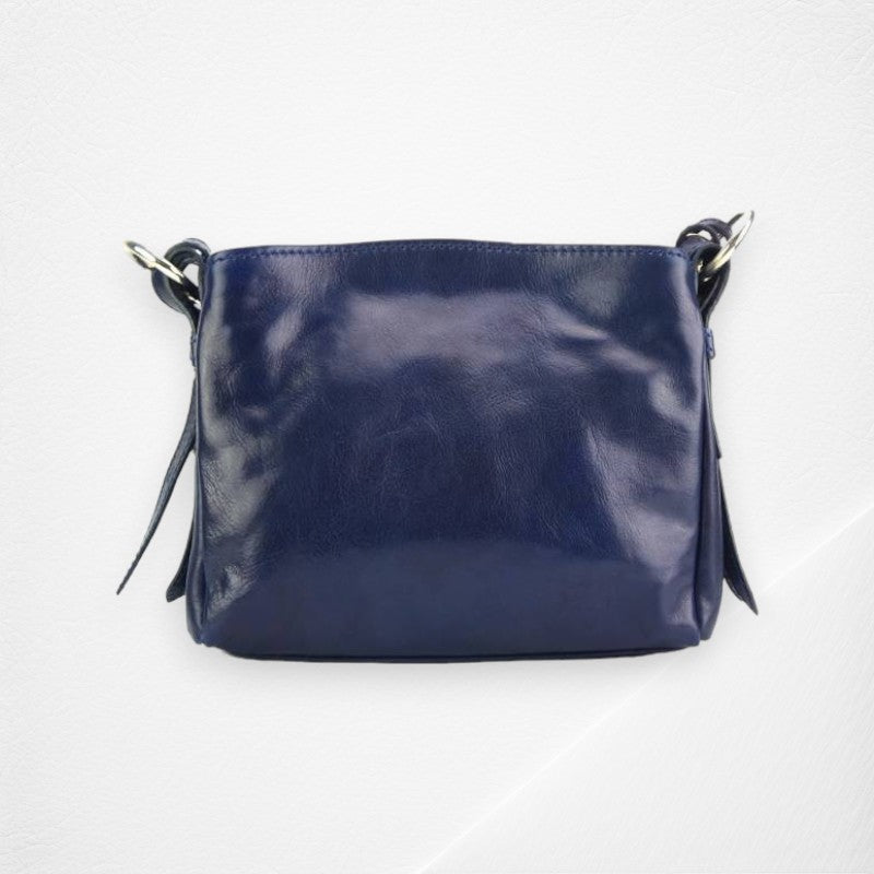 Viviana V Leather Shoulder Bag