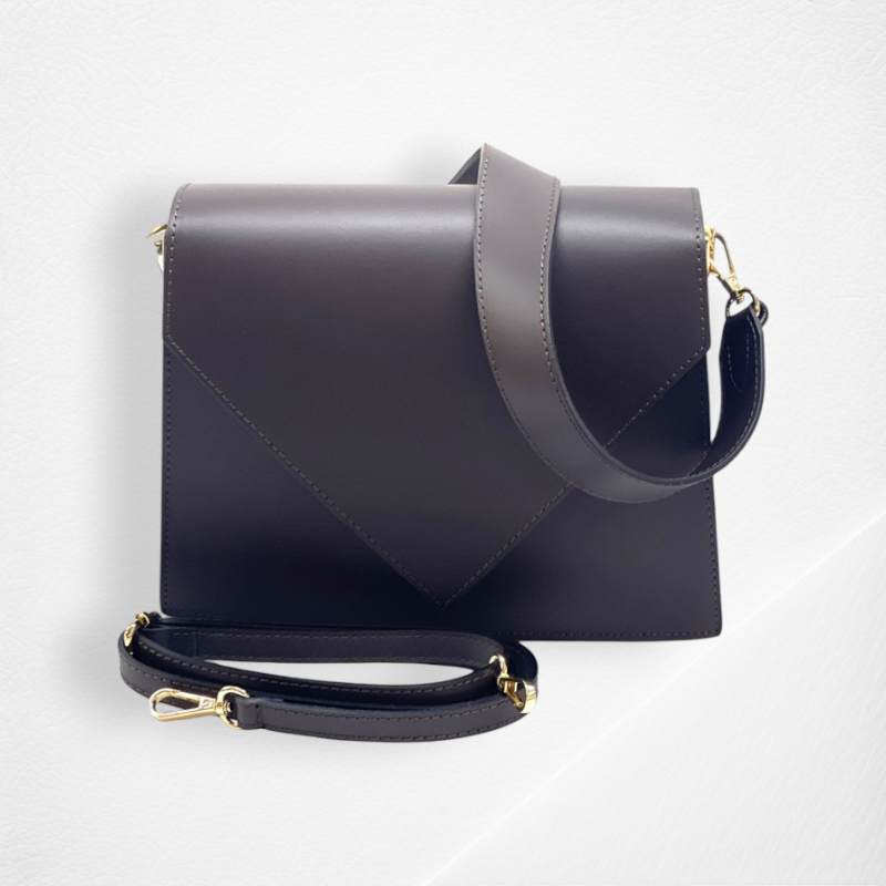 Hazel Leather Shoulder Bag
