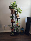 6 Tier 7 Potted Bamboo Plant Stand | Tall Plant Stand | Plant Holder | Modern Plant Stand | Plant Stand Indoor | Plant Lover Gift