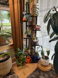 6 Tier 7 Potted Bamboo Plant Stand | Tall Plant Stand | Plant Holder | Modern Plant Stand | Plant Stand Indoor | Plant Lover Gift