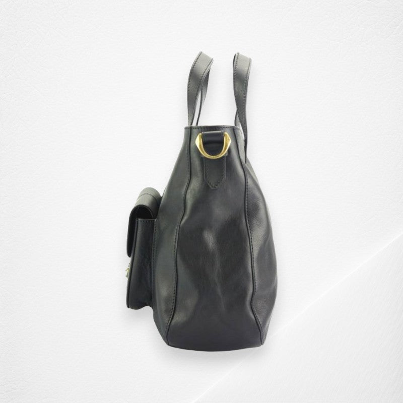 Duomo Leather Shoulder Bag