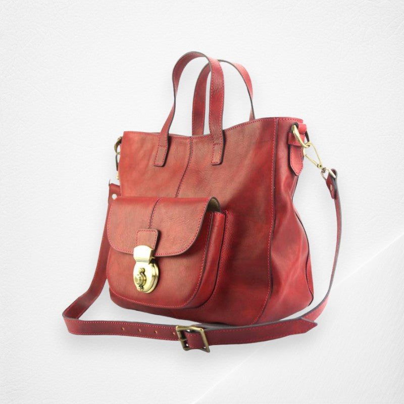 Duomo leather shoulder bag