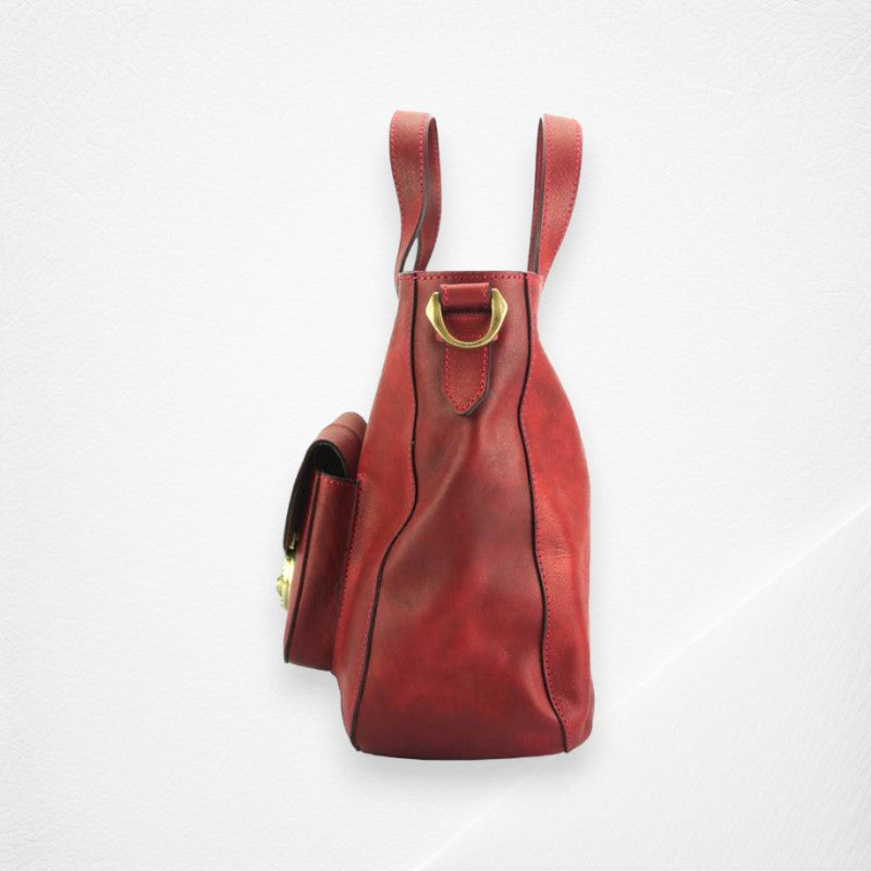 Duomo leather shoulder bag