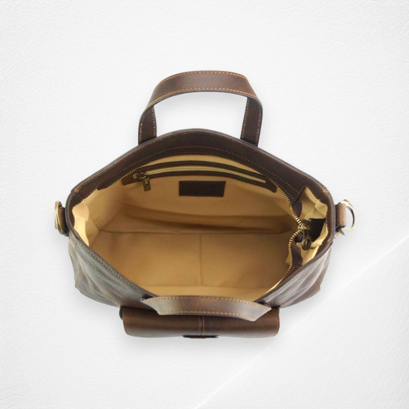 Duomo leather shoulder bag