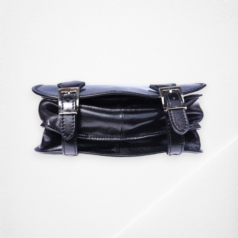 Leather Briefcase With Two Compartments