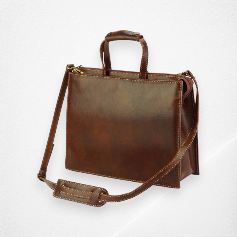 Ivano Leather Tote Bag