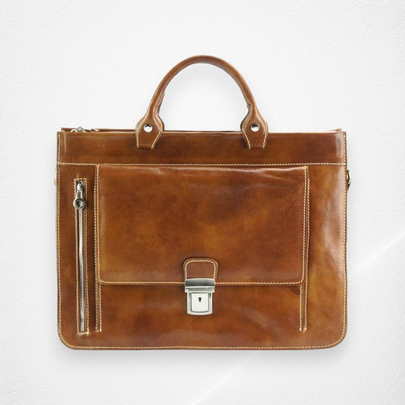 Donato Leather Briefcase