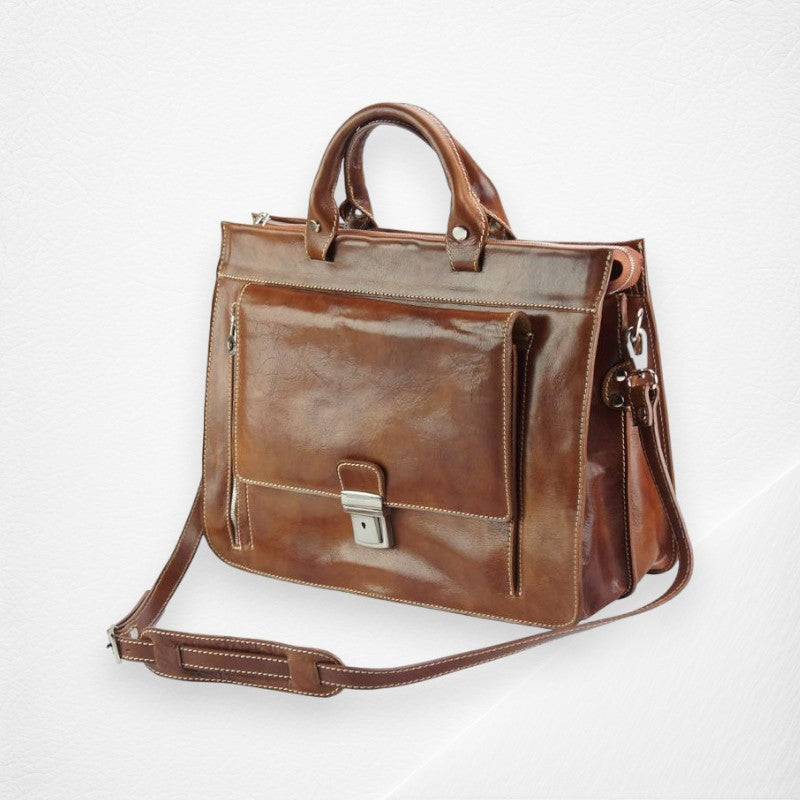 Donato Leather Briefcase