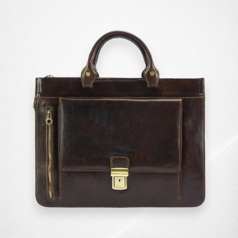 Donato Leather Briefcase
