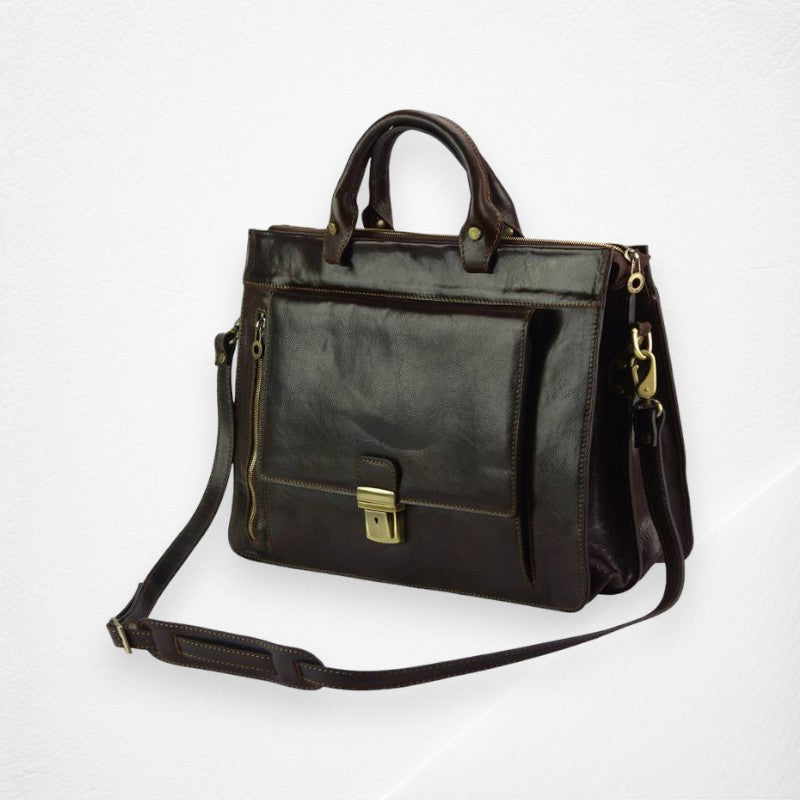 Donato Leather Briefcase