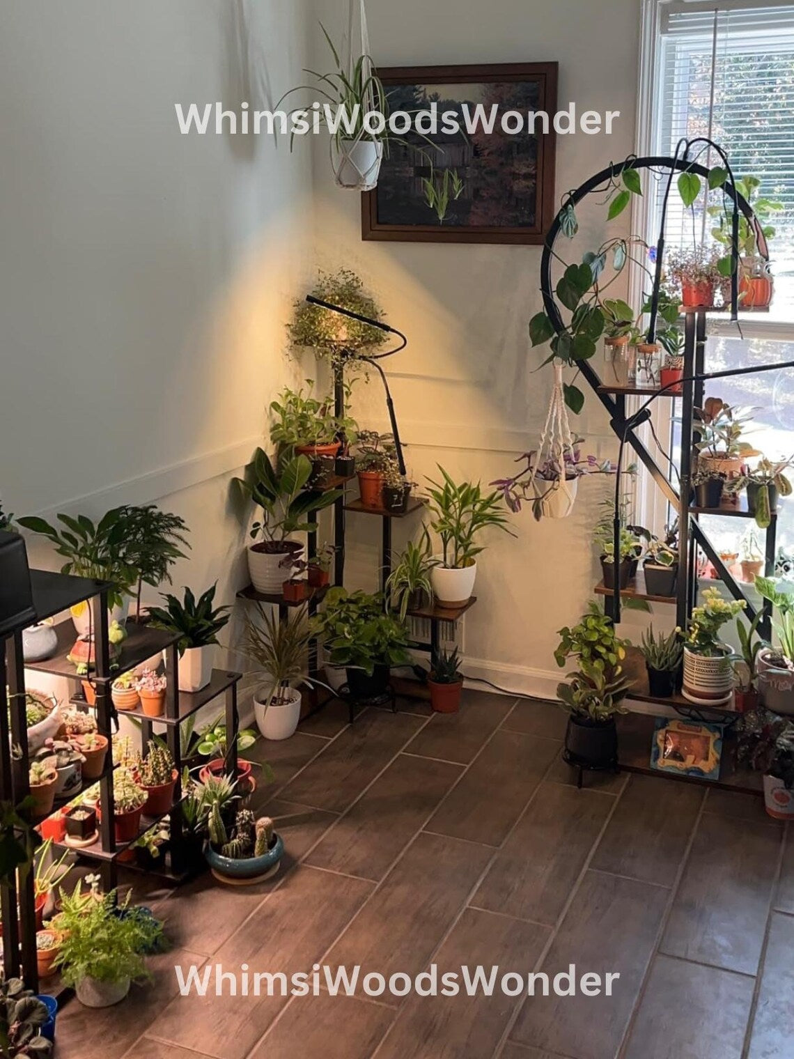 Set of 2 Wooden 6 Tier Plant Stand | Corner Plant Stand | Plant Stand Indoor | Modern Plant Stand | Plant Holder | Plant Shelf