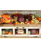 Wood Chicken Wire Countertop Shelf | Pantry Storage Cabinet | Kitchen Counter Shelf | Kitchen Storage | Kitchen Decor | Storage Cabinet