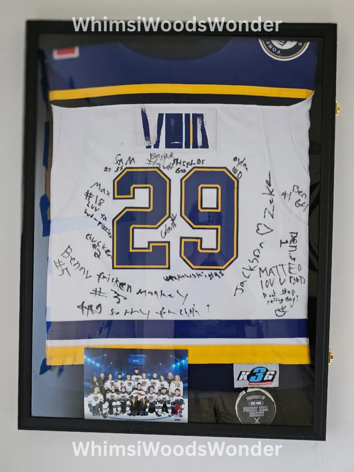 Wooden Jersey Frame Display Case | Sports Jersey Frame | Jersey Shadowbox | Sports Team Gift | Jersey Display | Gift For Him