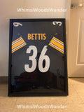 Wooden Jersey Frame Display Case | Sports Jersey Frame | Jersey Shadowbox | Sports Team Gift | Jersey Display | Gift For Him