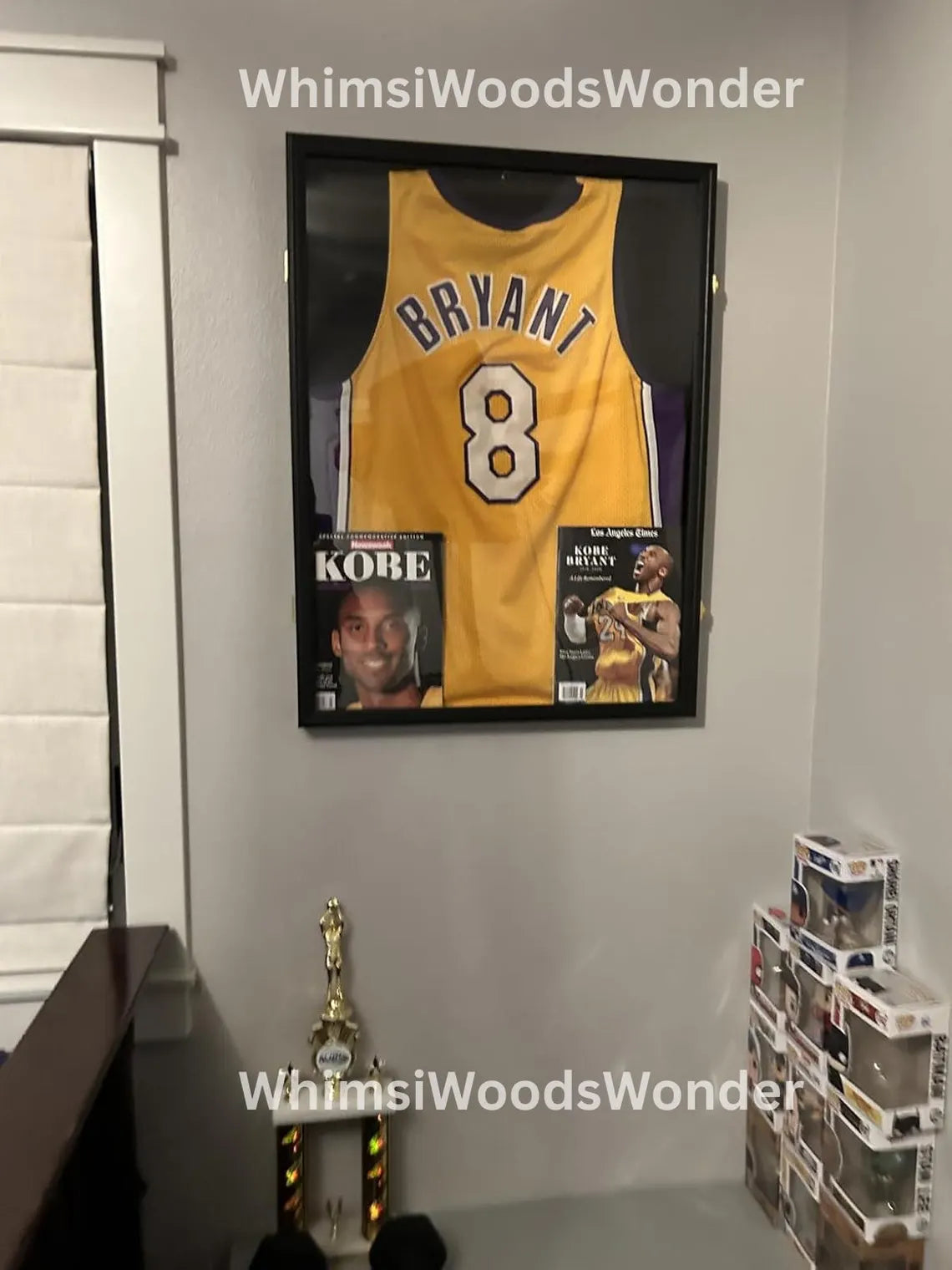 Wooden Jersey Frame Display Case | Sports Jersey Frame | Jersey Shadowbox | Sports Team Gift | Jersey Display | Gift For Him