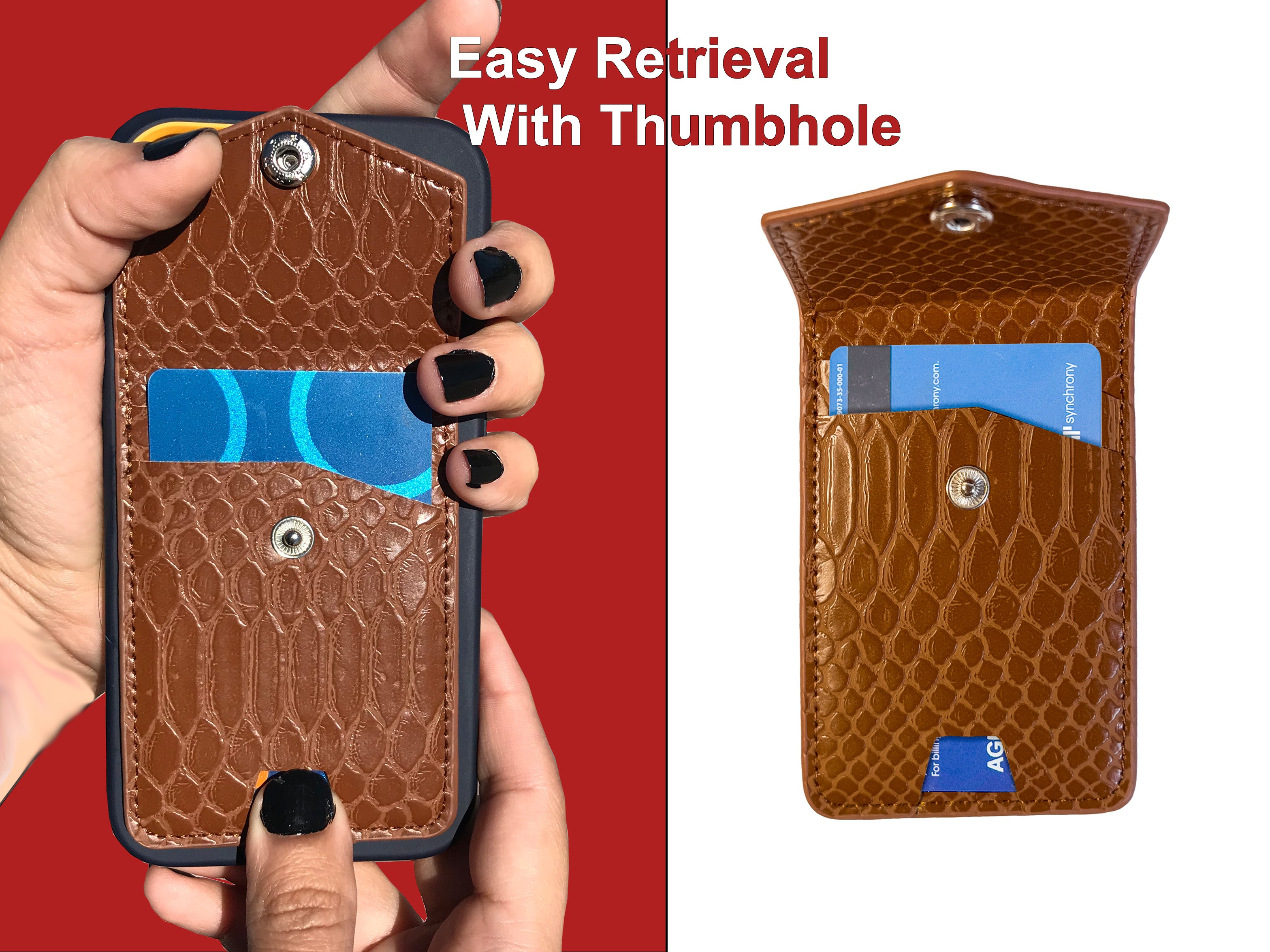 Cell Phone Faux Leather Wallet (Pack Of 2)